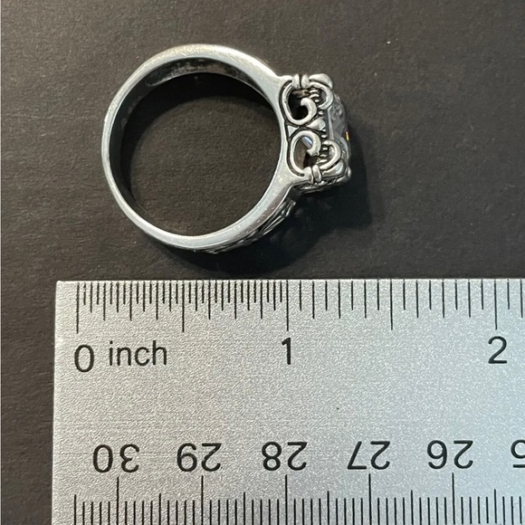 Silpada ‘Uptown’ Cubic Zirconia Sterling Ring R0981 - Picture 12 of 14